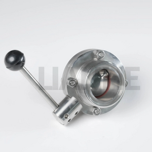 Stainless Steel Sanitary Thread Butterfly Valve