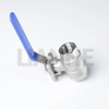 2PC THREAD BALL VALVE WITH PLATFORM